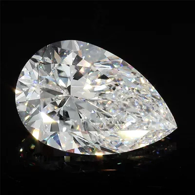 8.22ct F SI1 Very Good Cut Pear Diamond