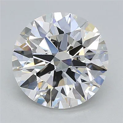 2.53ct F VS2 Rare Carat Ideal Cut Round Lab Grown Diamond