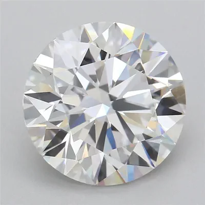 4.31ct F VVS2 Rare Carat Ideal Cut Round Lab Grown Diamond