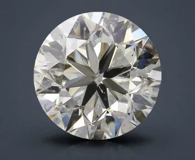 3.51ct K SI1 Very Good Cut Round Diamond