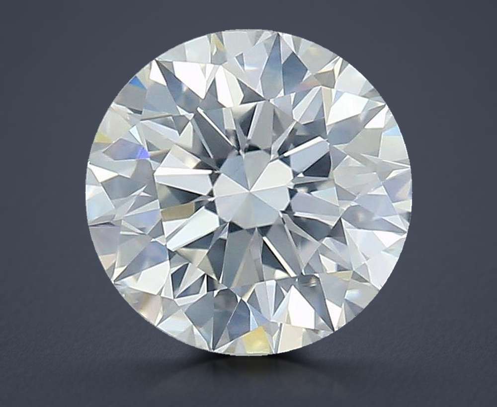 2.70ct I SI1 Rare Carat Ideal Cut Round Diamond