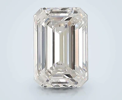 4.99ct G VS2 Rare Carat Ideal Cut Emerald Lab Grown Diamond