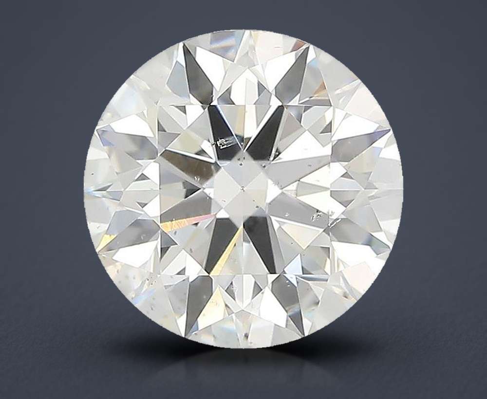 2.21ct H SI2 Rare Carat Ideal Cut Round Diamond