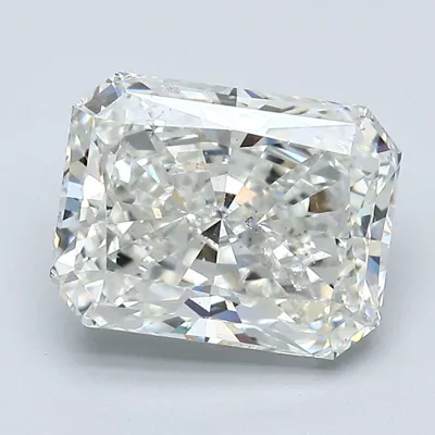 3.07ct I SI1 Rare Carat Ideal Cut Radiant Diamond