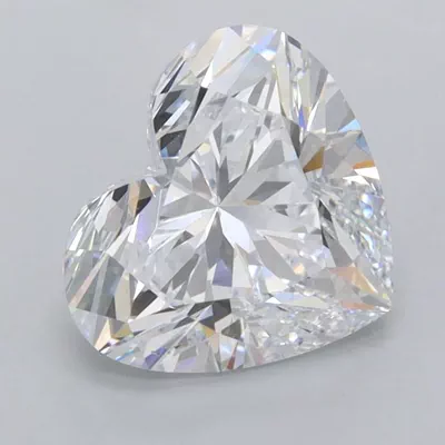 2.50ct D VVS1 Rare Carat Ideal Cut Heart Lab Grown Diamond