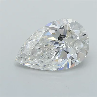 2.04ct F VS1 Rare Carat Ideal Cut Pear Lab Grown Diamond