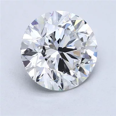 5.01ct E VS2 Rare Carat Ideal Cut Round Diamond