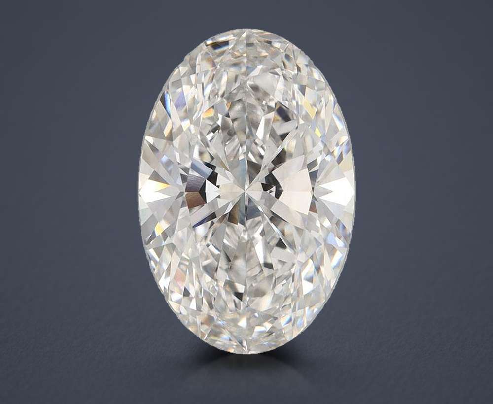 10.09ct F VS1 Rare Carat Ideal Cut Oval Lab Grown Diamond