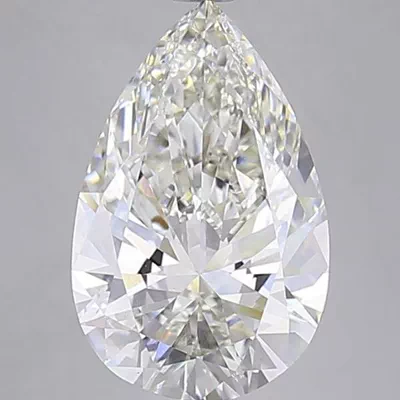 11.05ct G VVS2 Rare Carat Ideal Cut Pear Lab Grown Diamond