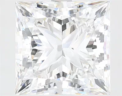 5.50ct F VS2 Rare Carat Ideal Cut Princess Lab Grown Diamond