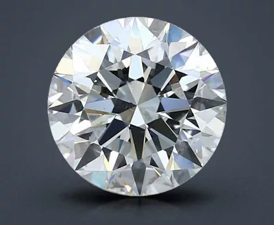 3.01ct H VS2 Rare Carat Ideal Cut Round Diamond
