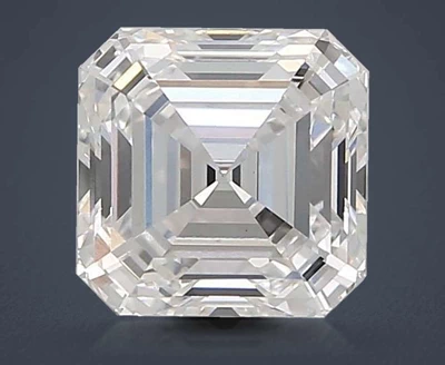 2.58ct D VS1 Rare Carat Ideal Cut Asscher Lab Grown Diamond