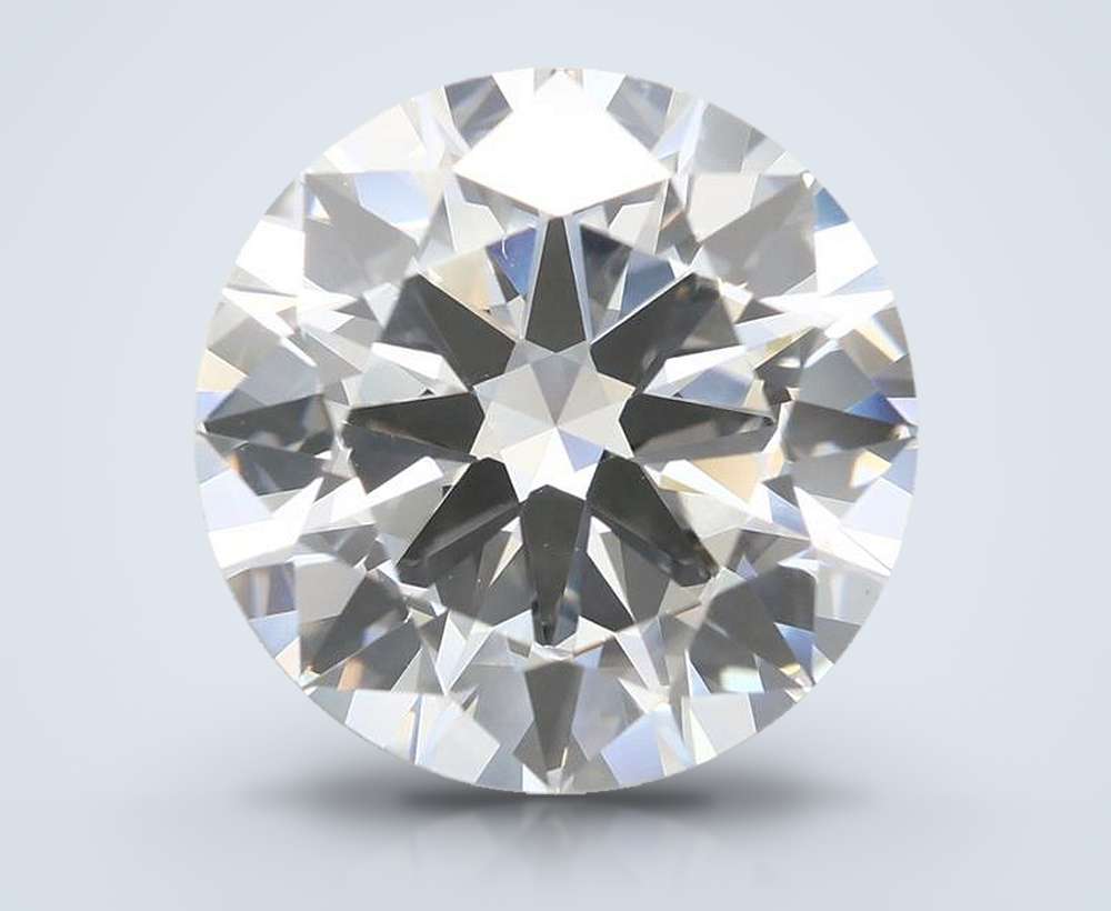 7.03ct E VVS2 Excellent Cut Round Lab Grown Diamond