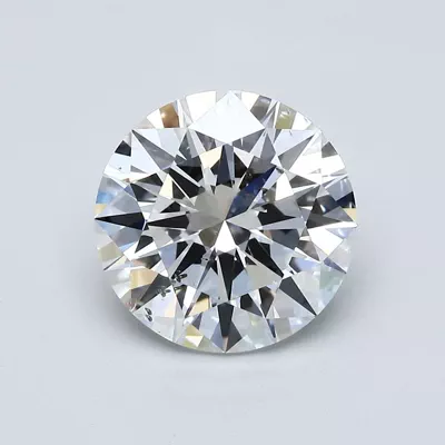 3.26ct D SI2 Rare Carat Ideal Cut Round Diamond