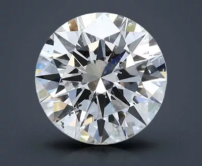 3.26ct D SI2 Rare Carat Ideal Cut Round Diamond