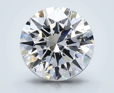 3.26ct D SI2 Rare Carat Ideal Cut Round Diamond