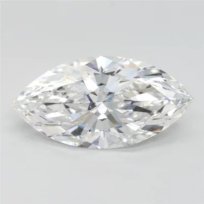2.14ct D FL Rare Carat Ideal Cut Marquise Lab Grown Diamond
