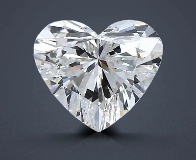 1.51ct G SI1 Rare Carat Ideal Cut Heart Diamond