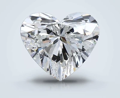 1.51ct G SI1 Rare Carat Ideal Cut Heart Diamond