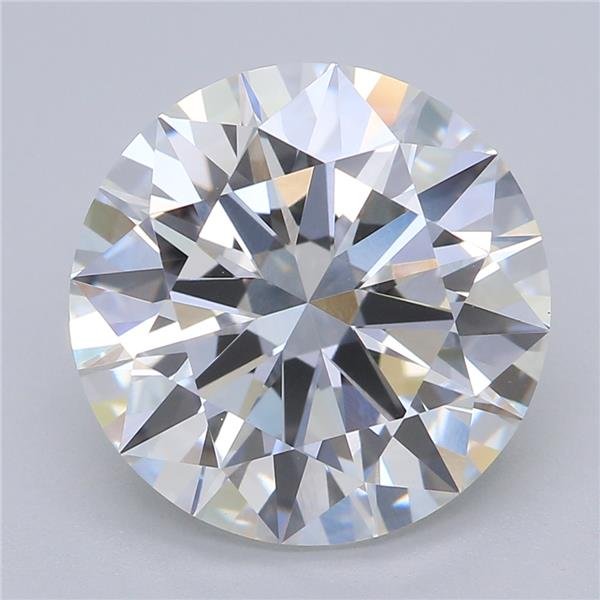 4.09ct E VVS2 Rare Carat Ideal Cut Round Lab Grown Diamond