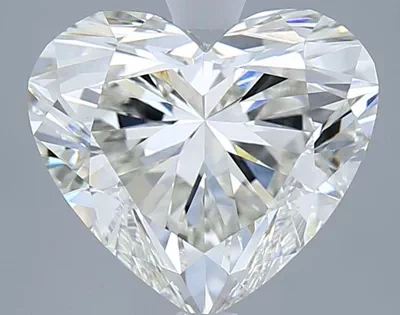 4.07ct I VVS2 Rare Carat Ideal Cut Heart Lab Grown Diamond
