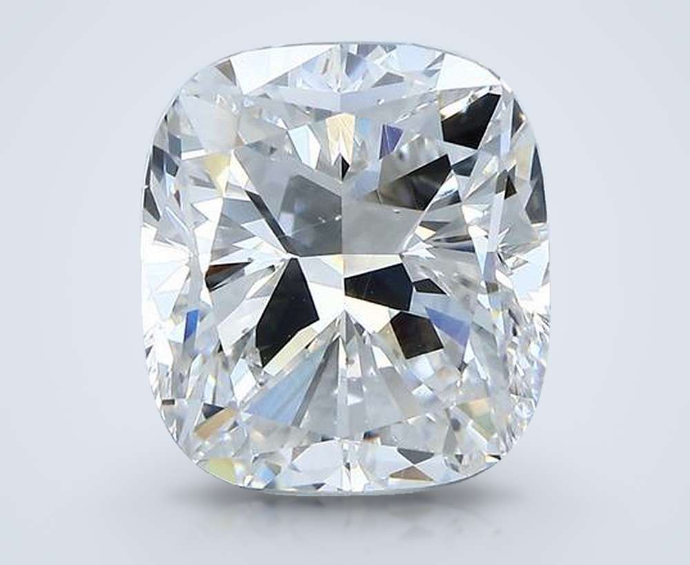 5.00ct F VS2 Very Good Cut Cushion Diamond