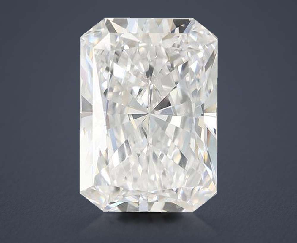 6.09ct D VVS2 Rare Carat Ideal Cut Radiant Lab Grown Diamond