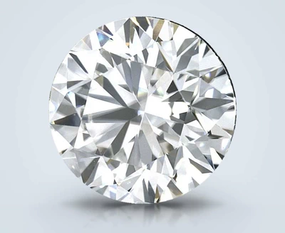 3.71ct H VVS2 Rare Carat Ideal Cut Round Diamond