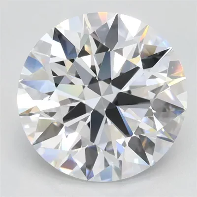 2.84ct D IF Rare Carat Ideal Cut Round Lab Grown Diamond