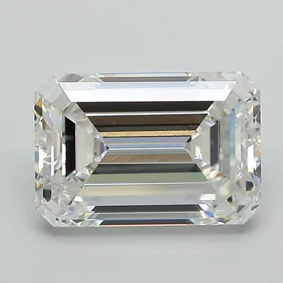 2.57ct F VS1 Excellent Cut Emerald Lab Grown Diamond