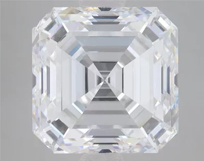 6.05ct E VVS2 Rare Carat Ideal Cut Asscher Lab Grown Diamond
