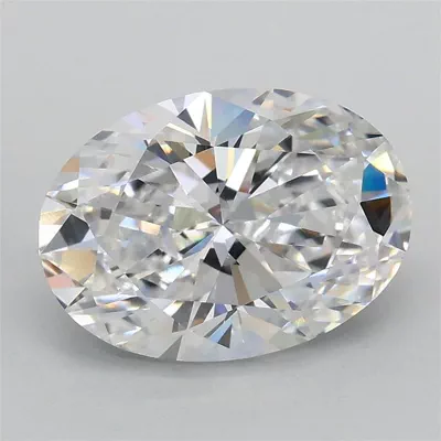 2.53ct D VS1 Rare Carat Ideal Cut Oval Lab Grown Diamond