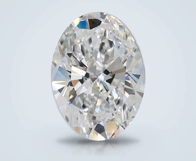 2.53ct D VS1 Rare Carat Ideal Cut Oval Lab Grown Diamond