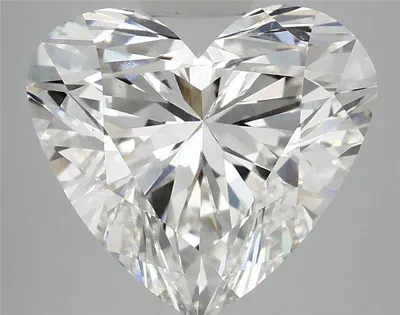 4.94ct F VS1 Rare Carat Ideal Cut Heart Lab Grown Diamond