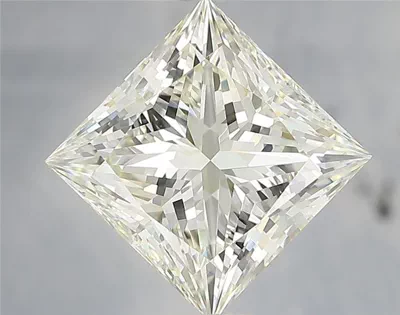 3.06ct J VVS1 Rare Carat Ideal Cut Princess Diamond
