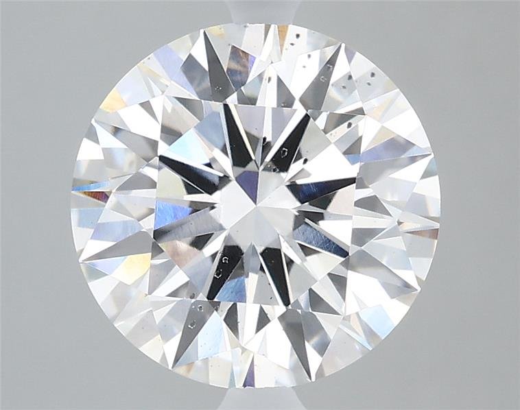 2.51ct E SI1 Rare Carat Ideal Cut Round Lab Grown Diamond