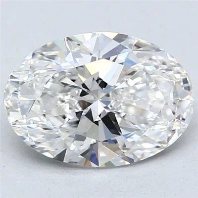 3.02ct E VS1 Rare Carat Ideal Cut Oval Lab Grown Diamond