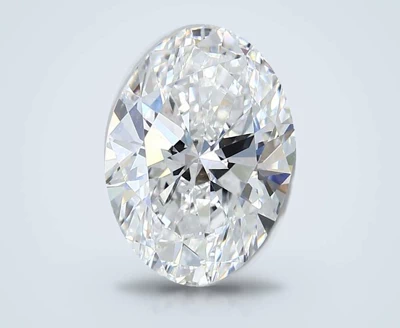 3.02ct E VS1 Rare Carat Ideal Cut Oval Lab Grown Diamond
