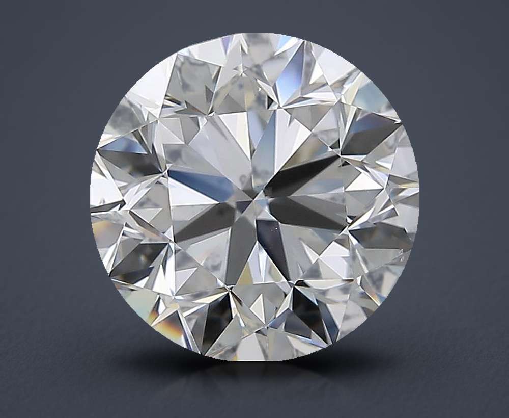 4.00ct F SI1 Very Good Cut Round Diamond