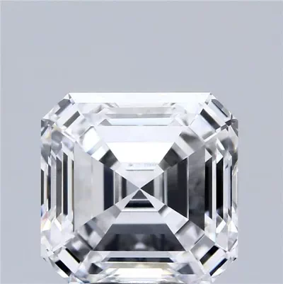 4.03ct E VVS2 Rare Carat Ideal Cut Asscher Lab Grown Diamond