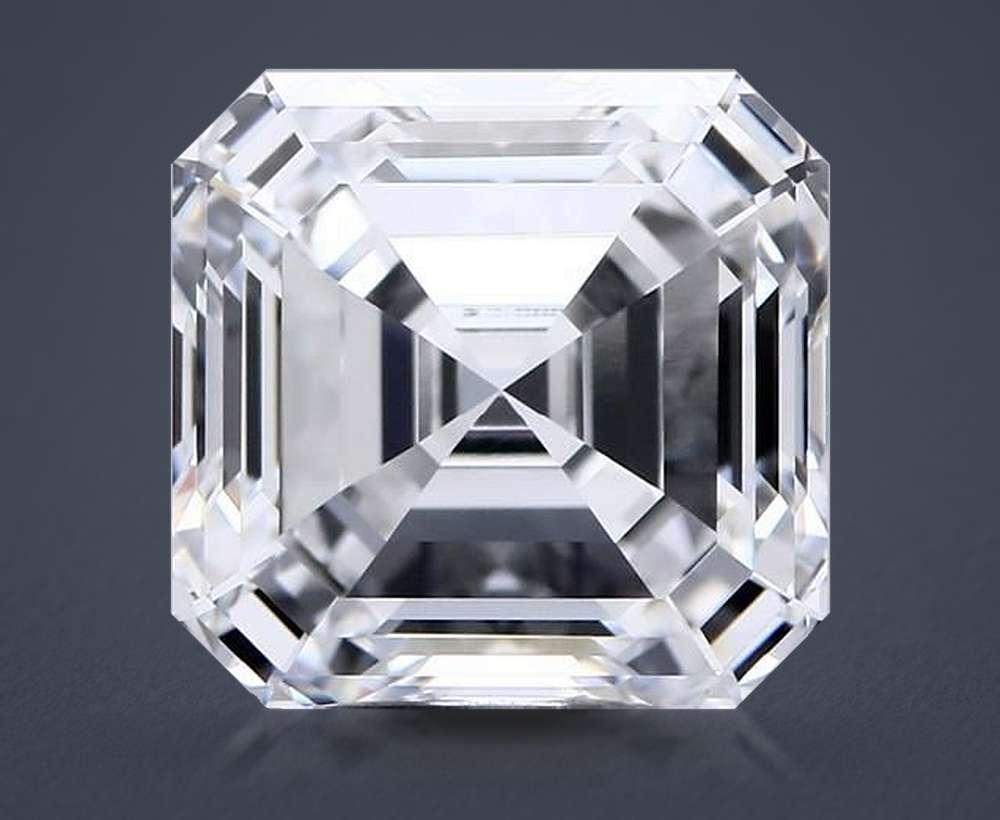 4.03ct E VVS2 Rare Carat Ideal Cut Asscher Lab Grown Diamond