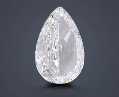 20.03ct F VVS2 Very Good Cut Pear Lab Grown Diamond