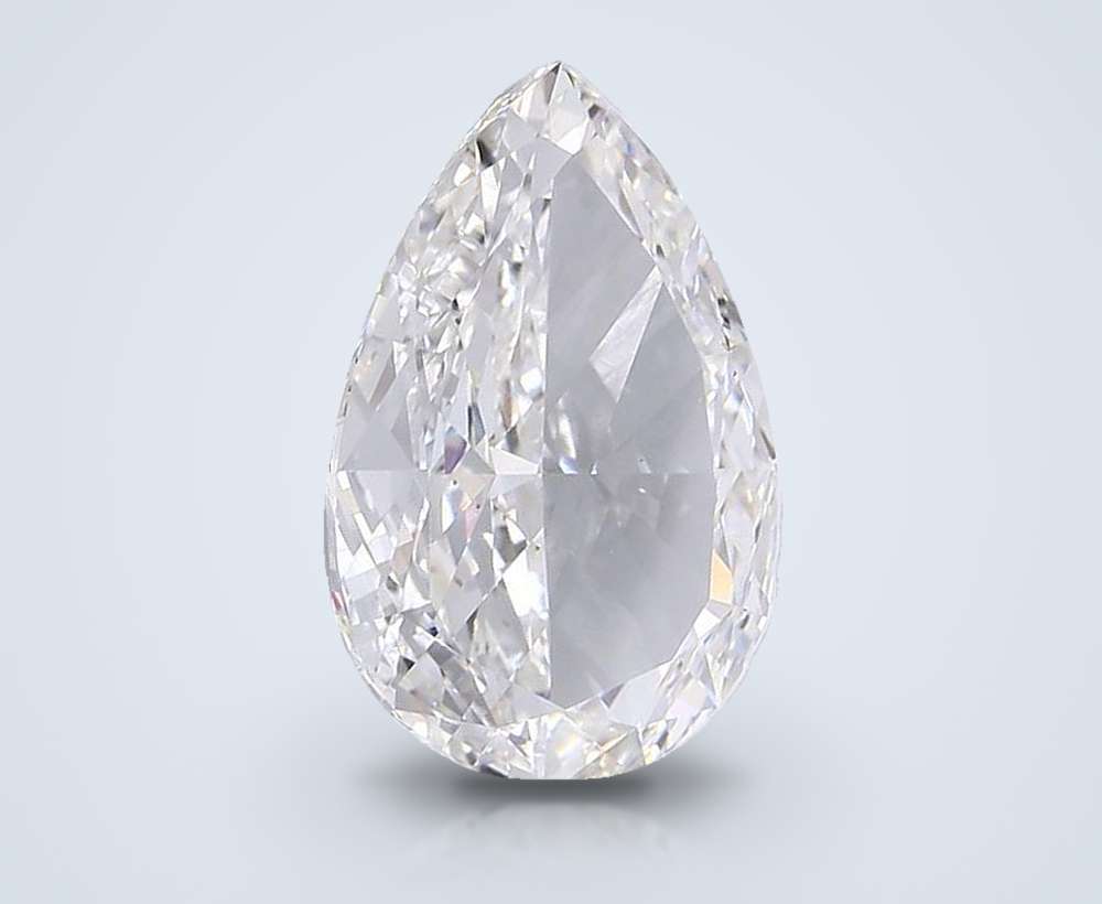 20.03ct F VVS2 Very Good Cut Pear Lab Grown Diamond