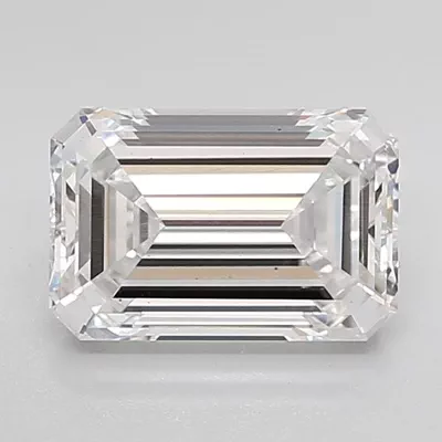 2.59ct E VS2 Rare Carat Ideal Cut Emerald Lab Grown Diamond