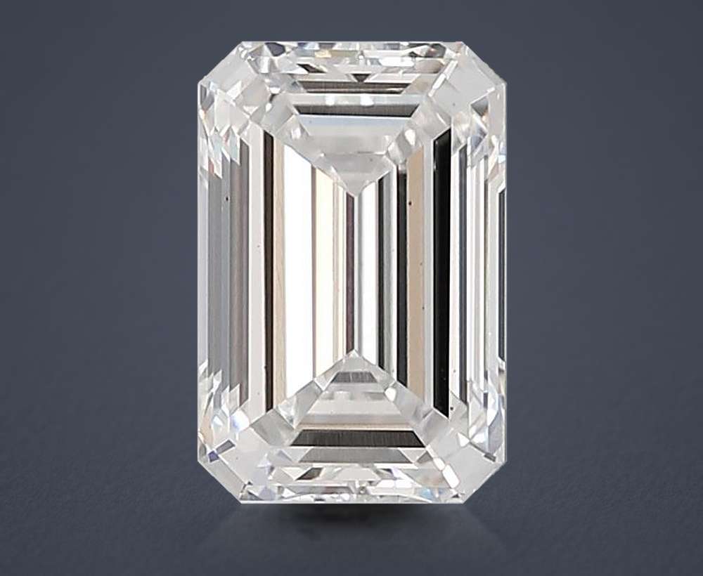 2.59ct E VS2 Rare Carat Ideal Cut Emerald Lab Grown Diamond