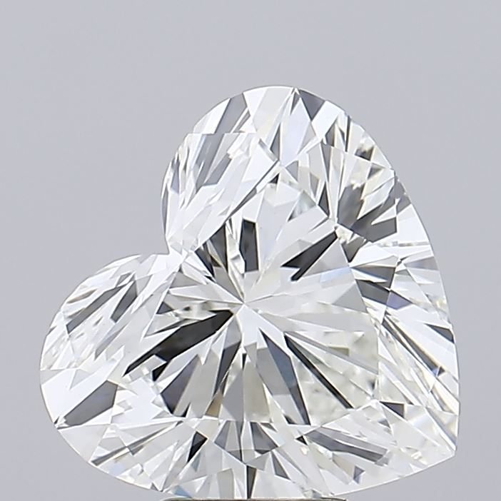 6.51ct G VVS2 Rare Carat Ideal Cut Heart Lab Grown Diamond