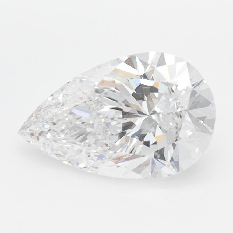 1.08ct D VVS1 Rare Carat Ideal Cut Pear Lab Grown Diamond