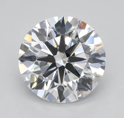 3.01ct D VS1 Rare Carat Ideal Cut Round Lab Grown Diamond