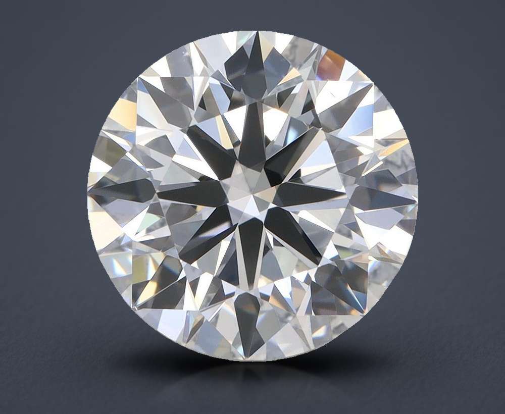 3.01ct D VS1 Rare Carat Ideal Cut Round Lab Grown Diamond