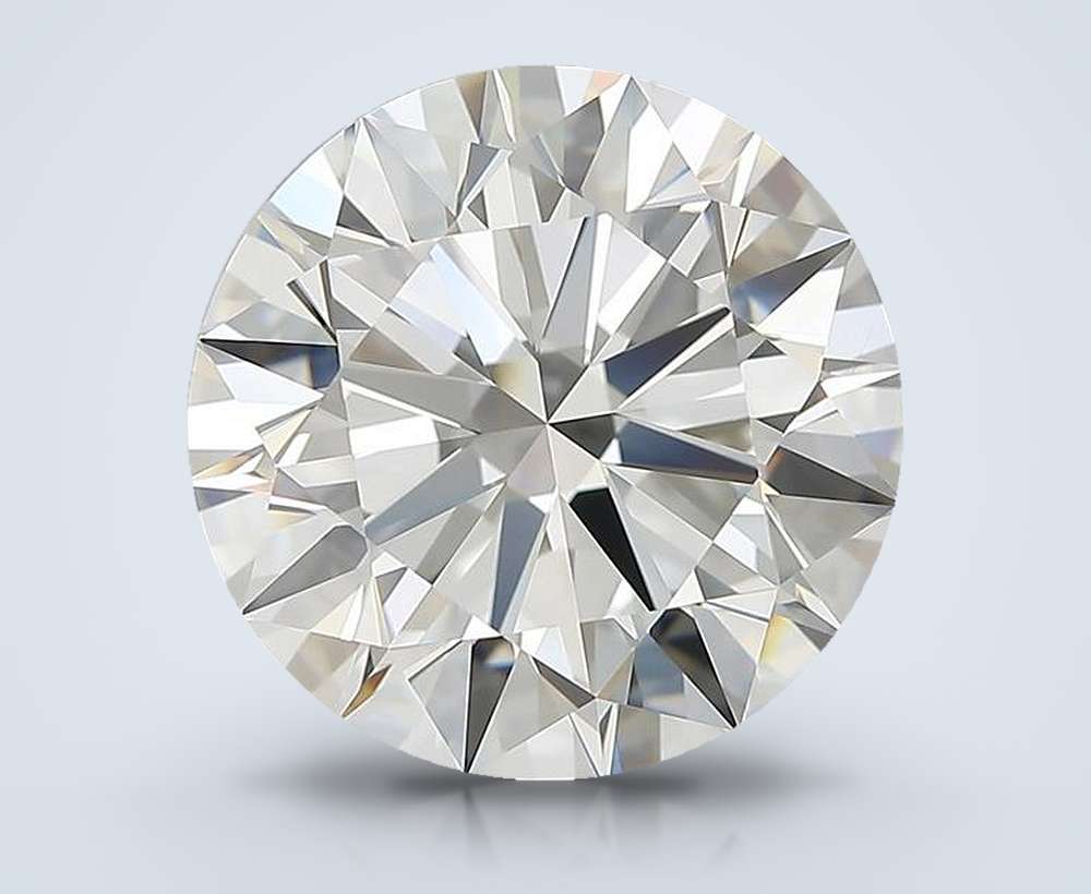 6.02ct G IF Rare Carat Ideal Cut Round Diamond